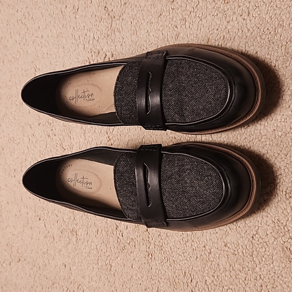 Clarks Collection Women’s Raisie Eletta Loafer Flats Sz 11W. Worn once! - Picture 2 of 7